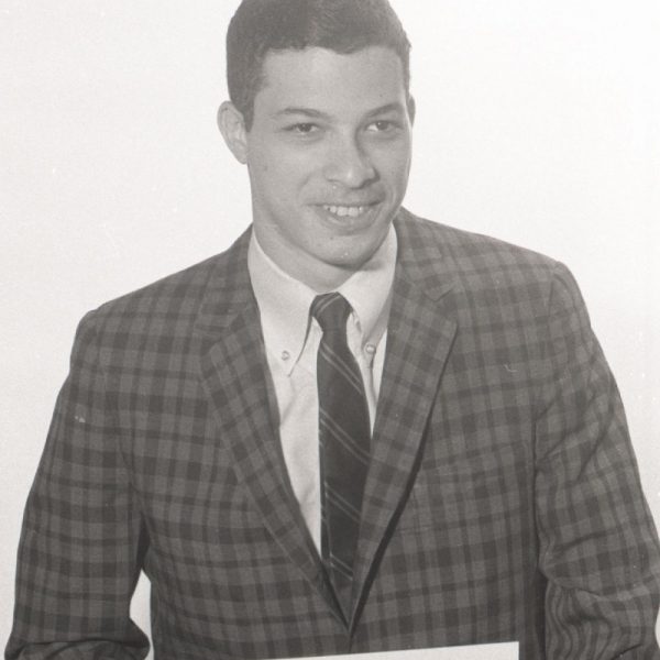 Levi Watkins poses for his first-year medical student photo in 1966.